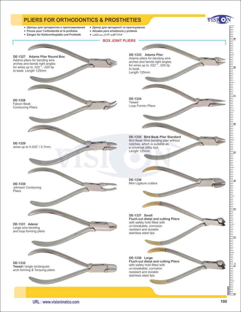 Vision Instruments Company Instruments